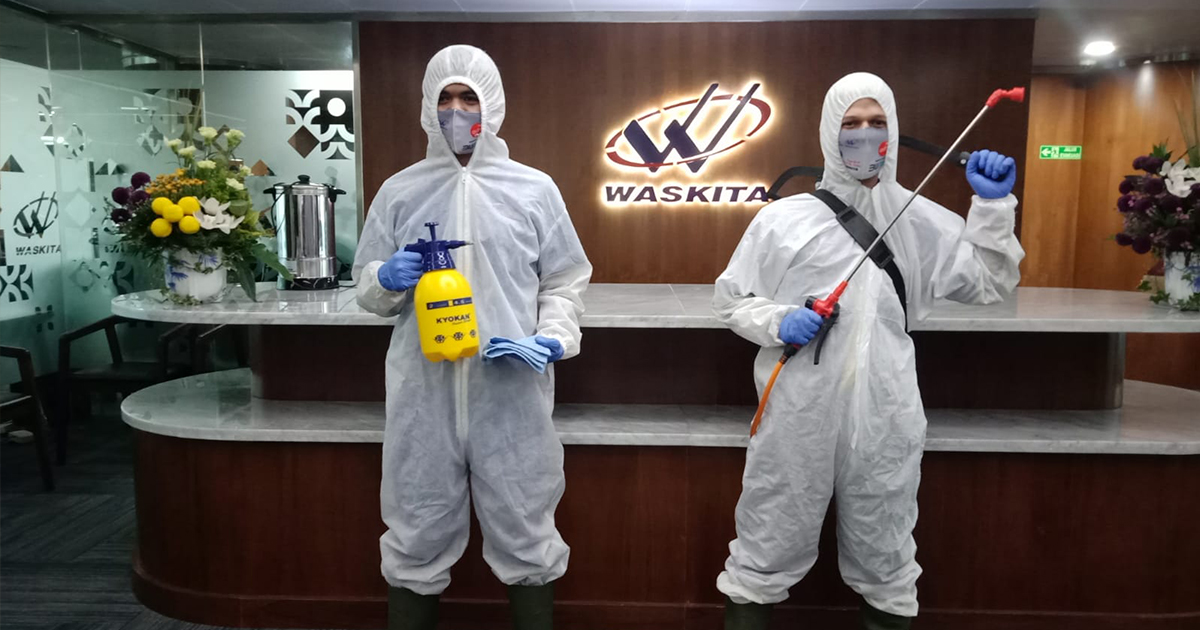 Proses Fogging Desinfektan PPBM