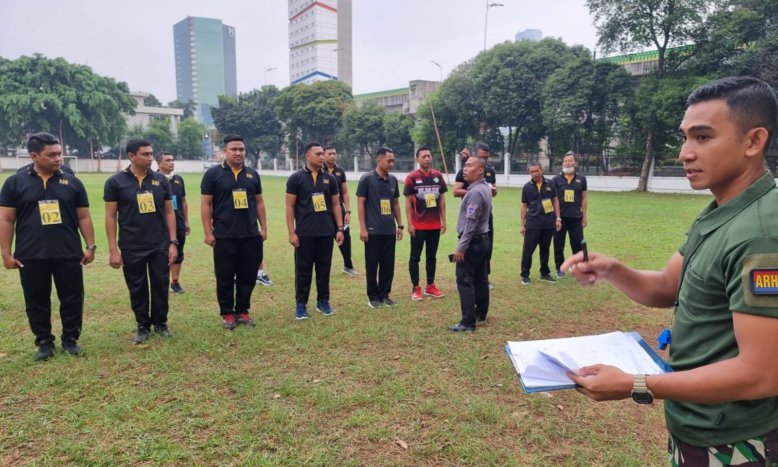 tes kesamaptaan security - jasa security jakarta